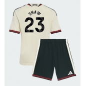 Manchester United Luke Shaw #23 Tredje trøje Børn 2026-27 Kort ærmer (+ bukser)