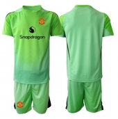 Manchester United Målmand Tredje trøje Børn 2025-26 Kort ærmer (+ bukser)