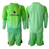 Manchester United Målmand Tredje trøje Børn 2025-26 Lange ærmer (+ bukser)