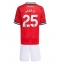 Manchester United Manuel Ugarte #25 Hjemmebanetrøje Børn 2025-26 Kort ærmer (+ bukser)