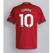 Manchester United Matheus Cunha #10 Hjemmebanetrøje 2025-26 Kort ærmer