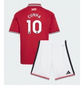 Manchester United Matheus Cunha #10 Hjemmebanetrøje Børn 2026-27 Kort ærmer (+ bukser)