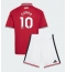 Manchester United Matheus Cunha #10 Hjemmebanetrøje Børn 2026-27 Kort ærmer (+ bukser)