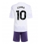 Manchester United Matheus Cunha #10 Udebanetrøje Børn 2025-26 Kort ærmer (+ bukser)