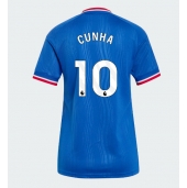 Manchester United Matheus Cunha #10 Udebanetrøje Dame 2026-27 Kort ærmer