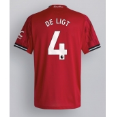 Manchester United Matthijs de Ligt #4 Hjemmebanetrøje 2025-26 Kort ærmer