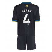 Manchester United Matthijs de Ligt #4 Tredje trøje Børn 2025-26 Kort ærmer (+ bukser)