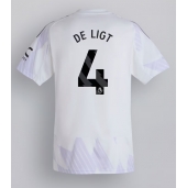 Manchester United Matthijs de Ligt #4 Udebanetrøje 2025-26 Kort ærmer