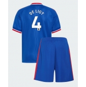 Manchester United Matthijs de Ligt #4 Udebanetrøje Børn 2026-27 Kort ærmer (+ bukser)