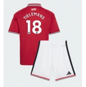 Manchester United Youri Tielemans #18 Hjemmebanetrøje Børn 2026-27 Kort ærmer (+ bukser)