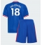 Manchester United Youri Tielemans #18 Udebanetrøje Børn 2026-27 Kort ærmer (+ bukser)