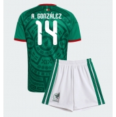 Mexico Armando Gonzalez #14 Hjemmebanetrøje Børn VM 2026 Kort ærmer (+ bukser)