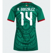 Mexico Armando Gonzalez #14 Hjemmebanetrøje Dame VM 2026 Kort ærmer