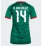 Mexico Armando Gonzalez #14 Hjemmebanetrøje Dame VM 2026 Kort ærmer