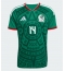 Mexico Armando Gonzalez #14 Hjemmebanetrøje VM 2026 Kort ærmer
