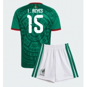 Mexico Israel Reyes #15 Hjemmebanetrøje Børn VM 2026 Kort ærmer (+ bukser)