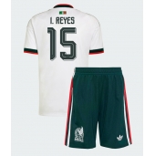 Mexico Israel Reyes #15 Udebanetrøje Børn VM 2026 Kort ærmer (+ bukser)