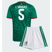 Mexico Johan Vasquez #5 Hjemmebanetrøje Børn VM 2026 Kort ærmer (+ bukser)
