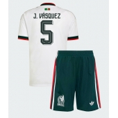 Mexico Johan Vasquez #5 Udebanetrøje Børn VM 2026 Kort ærmer (+ bukser)