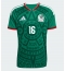 Mexico Julian Quinones #16 Hjemmebanetrøje VM 2026 Kort ærmer