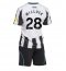 Newcastle United Joe Willock #28 Hjemmebanetrøje Børn 2025-26 Kort ærmer (+ bukser)
