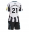 Newcastle United Tino Livramento #21 Hjemmebanetrøje Børn 2025-26 Kort ærmer (+ bukser)