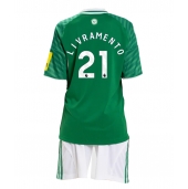 Newcastle United Tino Livramento #21 Udebanetrøje Børn 2025-26 Kort ærmer (+ bukser)