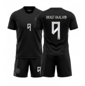 Norge Erling Haaland #9 Udebanetrøje Børn VM 2026 Kort ærmer (+ bukser)