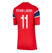 Norge Jorgen Strand Larsen #11 Hjemmebanetrøje Dame VM 2026 Kort ærmer
