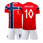 Norge Martin Odegaard #10 Hjemmebanetrøje Børn VM 2026 Kort ærmer (+ bukser)