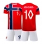 Norge Martin Odegaard #10 Hjemmebanetrøje Børn VM 2026 Kort ærmer (+ bukser)