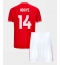 Nottingham Forest Dan Ndoye #14 Hjemmebanetrøje Børn 2025-26 Kort ærmer (+ bukser)