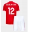Nottingham Forest Douglas Luiz #12 Hjemmebanetrøje Børn 2025-26 Kort ærmer (+ bukser)
