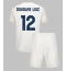 Nottingham Forest Douglas Luiz #12 Udebanetrøje Børn 2025-26 Kort ærmer (+ bukser)