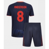 Nottingham Forest Elliot Anderson #8 Tredje trøje Børn 2025-26 Kort ærmer (+ bukser)