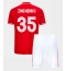 Nottingham Forest Oleksandr Zinchenko #35 Hjemmebanetrøje Børn 2025-26 Kort ærmer (+ bukser)