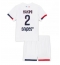 Paris Saint-Germain Achraf Hakimi #2 Udebanetrøje Børn 2025-26 Kort ærmer (+ bukser)