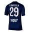 Paris Saint-Germain Bradley Barcola #29 Hjemmebanetrøje 2025-26 Kort ærmer