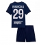 Paris Saint-Germain Bradley Barcola #29 Hjemmebanetrøje Børn 2025-26 Kort ærmer (+ bukser)