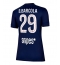 Paris Saint-Germain Bradley Barcola #29 Hjemmebanetrøje Dame 2025-26 Kort ærmer