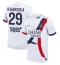 Paris Saint-Germain Bradley Barcola #29 Udebanetrøje 2025-26 Kort ærmer