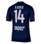 Paris Saint-Germain Desire Doue #14 Hjemmebanetrøje 2025-26 Kort ærmer