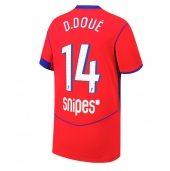 Paris Saint-Germain Desire Doue #14 Tredje trøje 2025-26 Kort ærmer