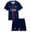 Paris Saint-Germain Hjemmebanetrøje Børn 2025-26 Kort ærmer (+ bukser)