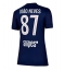 Paris Saint-Germain Joao Neves #87 Hjemmebanetrøje Dame 2025-26 Kort ærmer