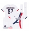Paris Saint-Germain Joao Neves #87 Udebanetrøje Børn 2025-26 Kort ærmer (+ bukser)