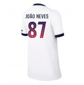 Paris Saint-Germain Joao Neves #87 Udebanetrøje Dame 2026-27 Kort ærmer