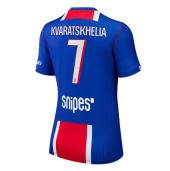 Paris Saint-Germain Khvicha Kvaratskhelia #7 Hjemmebanetrøje Dame 2026-27 Kort ærmer