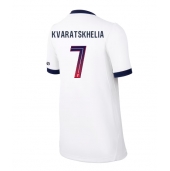 Paris Saint-Germain Khvicha Kvaratskhelia #7 Udebanetrøje Dame 2026-27 Kort ærmer