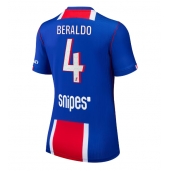 Paris Saint-Germain Lucas Beraldo #4 Hjemmebanetrøje Dame 2026-27 Kort ærmer